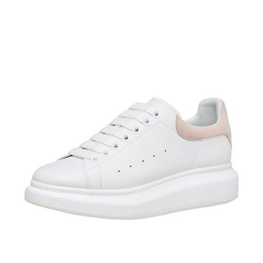 Women's & Men's High Version Mcqueen White Thick-soled Height Casual Shoes