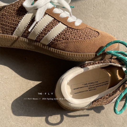 Super Soft Flat American Retro German Casual Shoes