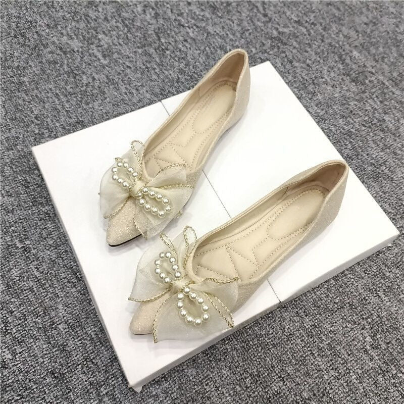 Pumps Pointed Shallow Mouth Fairy Flat Women's Shoes