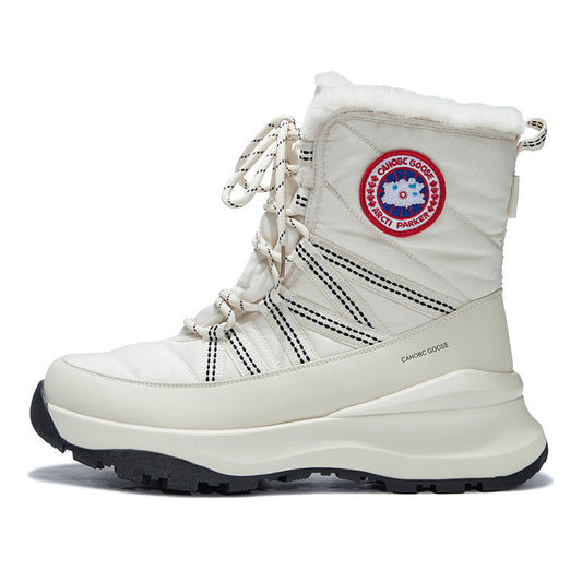 Women's Fleece-lined Thick Waterproof Bottom Increased Northeast Boots