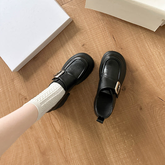 Women's Insole Small Deep Mouth Chunky High Women's Shoes