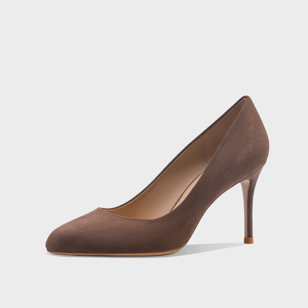 French Style Round Toe High Autumn Retro Early Sense Stiletto Women's Fashion Shoes