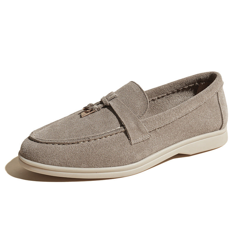 Winter Warm Lovers Fleece-lined One Pedal Loafers