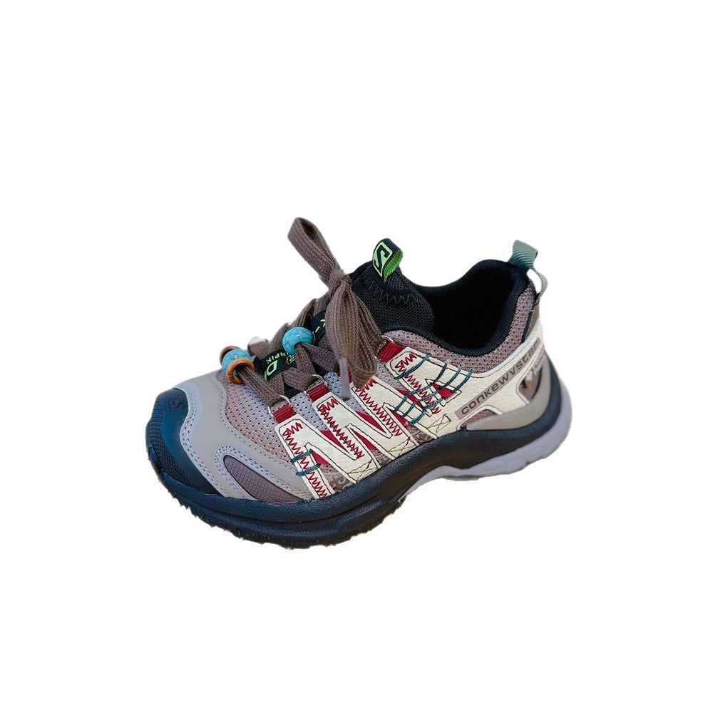 Children's Spring Fashion Trendy Style Korean Western Children's Sports Shoes