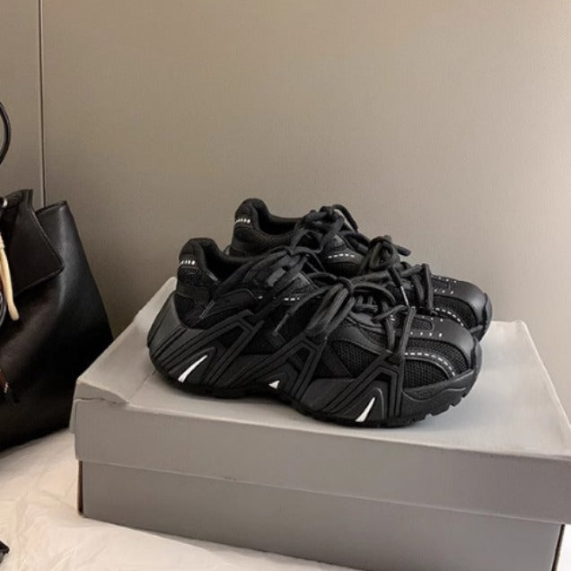 Dad Female School Retro Comfortable Soft Sneakers