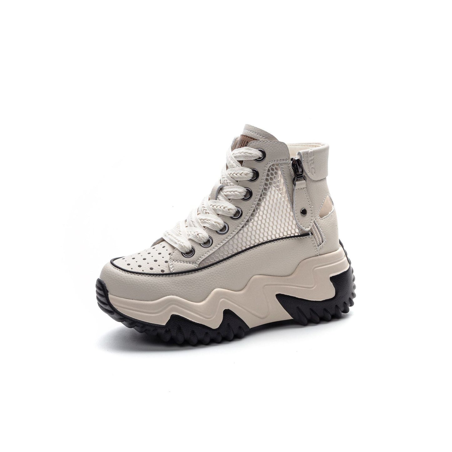 Women's Sports Summer Color Matching Mesh Breathable Platform Women's Casual Shoes
