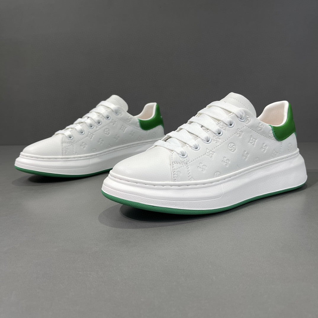 Men's Genuine Summer White High-grade Fashionable Versatile Men's Sports Shoes
