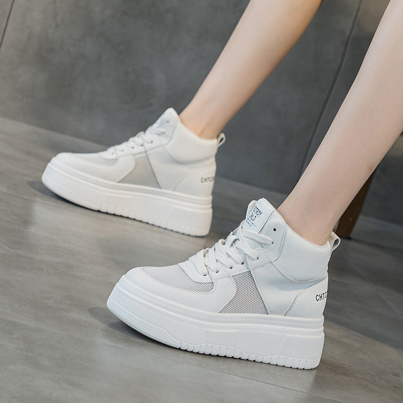 Women's Heightened Easy Wear Trendy Autumn Korean Casual Shoes