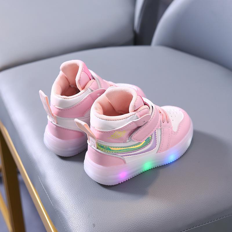 Children's Lights Boy Board Luminescent Lamp Kid's Sneakers