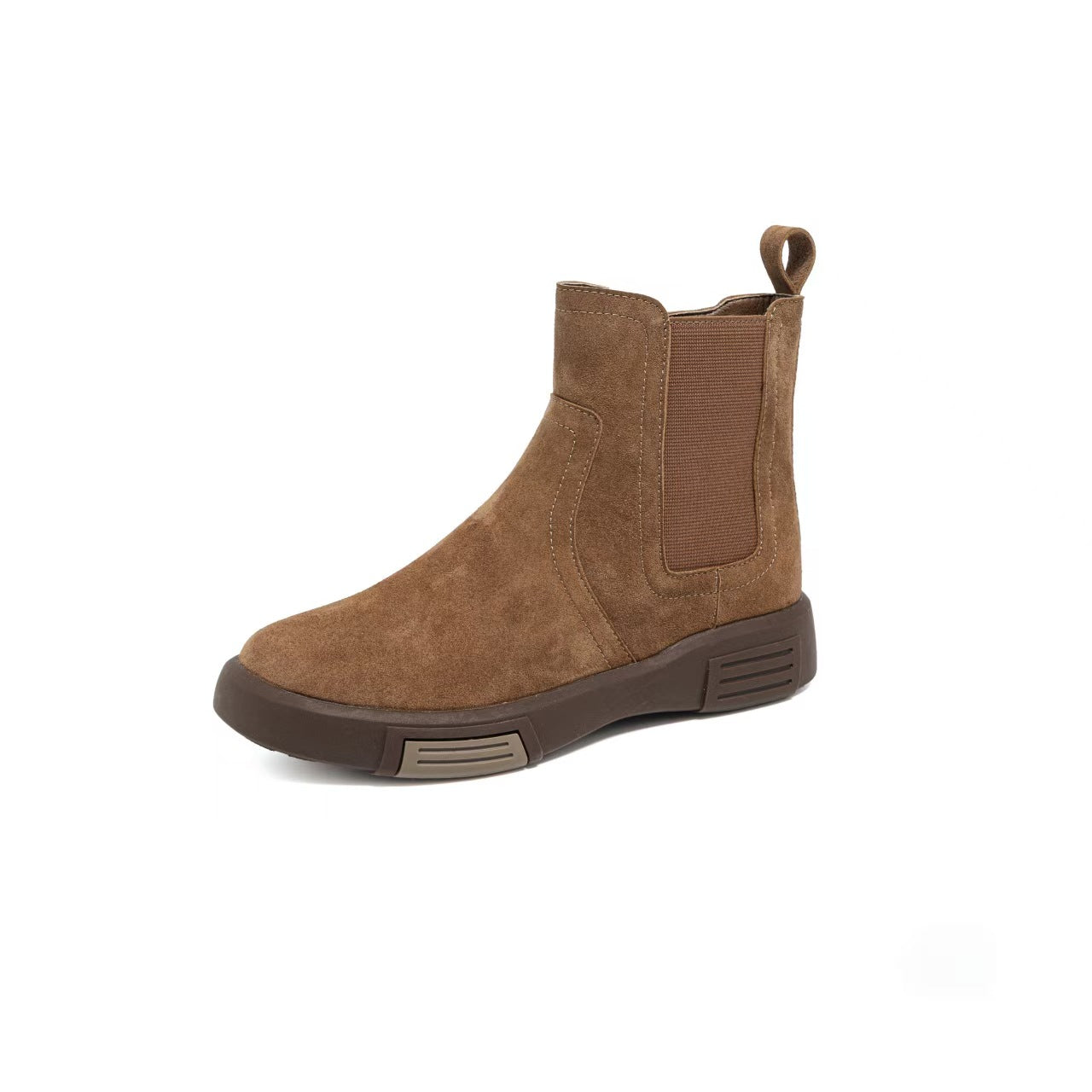 Women's Retro Ankle Thickened Chelsea Genuine England Boots