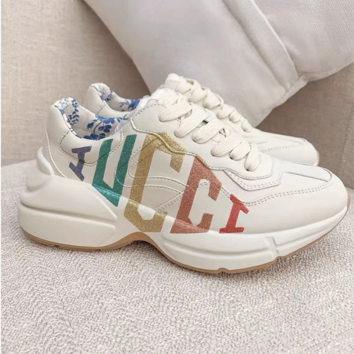 Women's & Men's Home Dad Hidden Platform Couple Little Heels