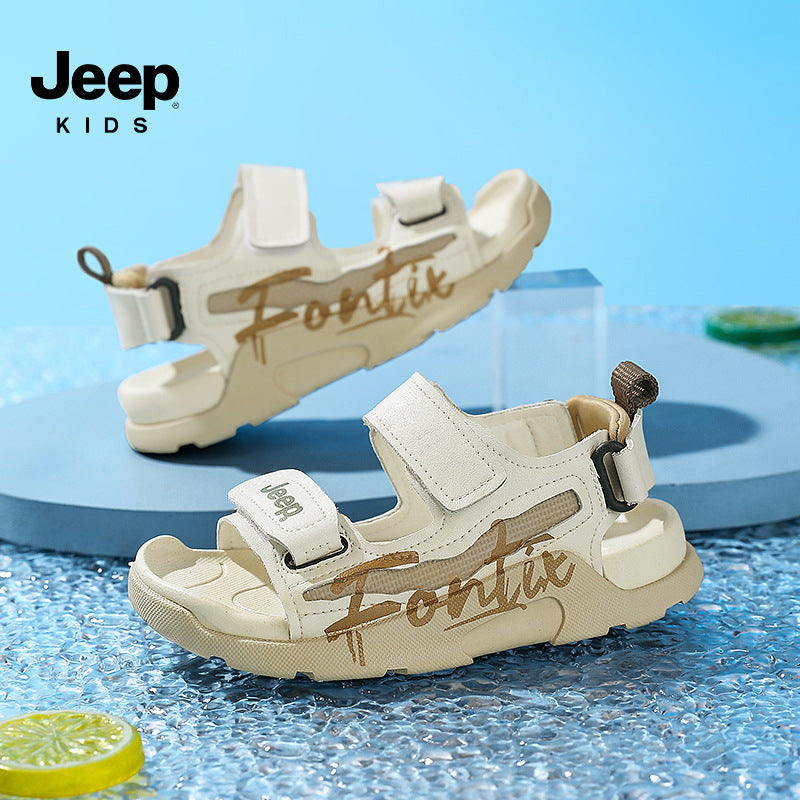 Children's Summer Boys Soft Sole Beach Middle Kid's Sandals