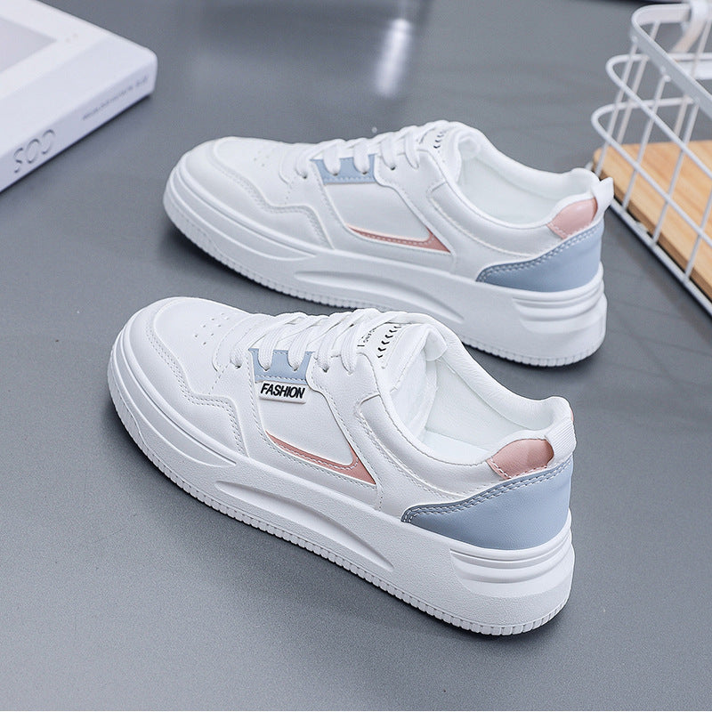 Women's Spring White Breathable Daddy Lightweight Sports Casual Shoes