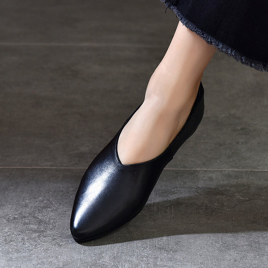 Women's Activity Price Low Flat Simple Genuine Slip-on Women's Shoes