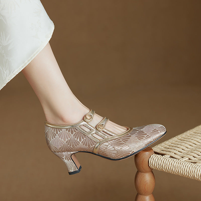 Genuine Chinese Elegant With Cheongsam Republic Of Women's Fashion Shoes