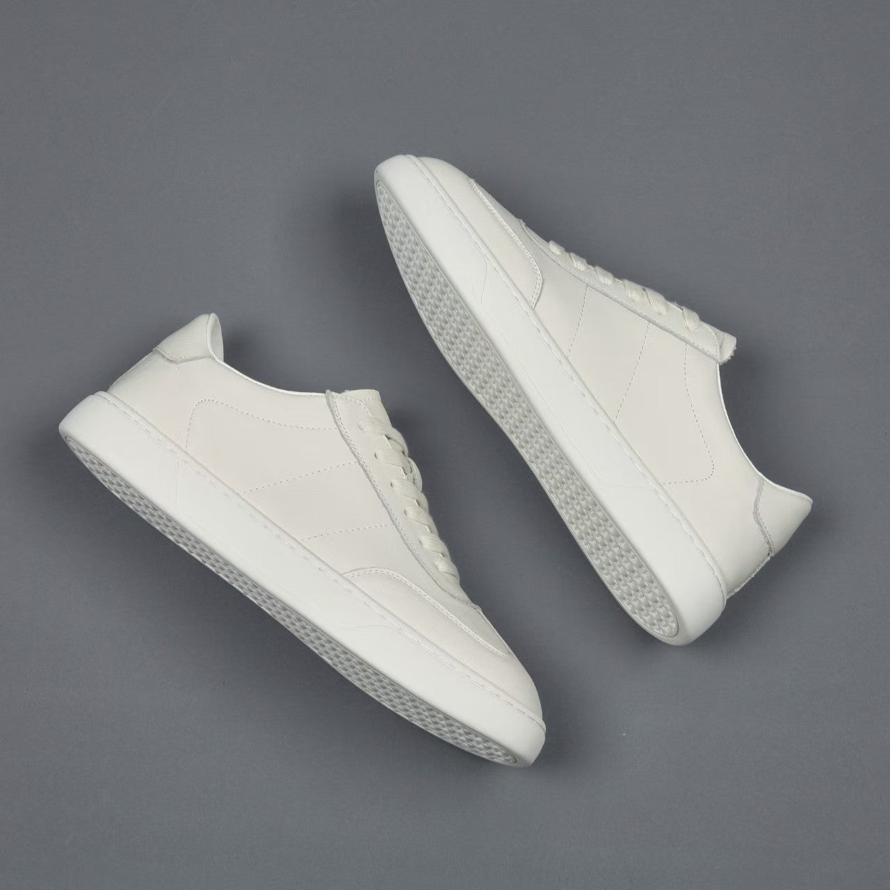 Men's Korean Style Fashionable Summer Breathable White Men's Board Shoes