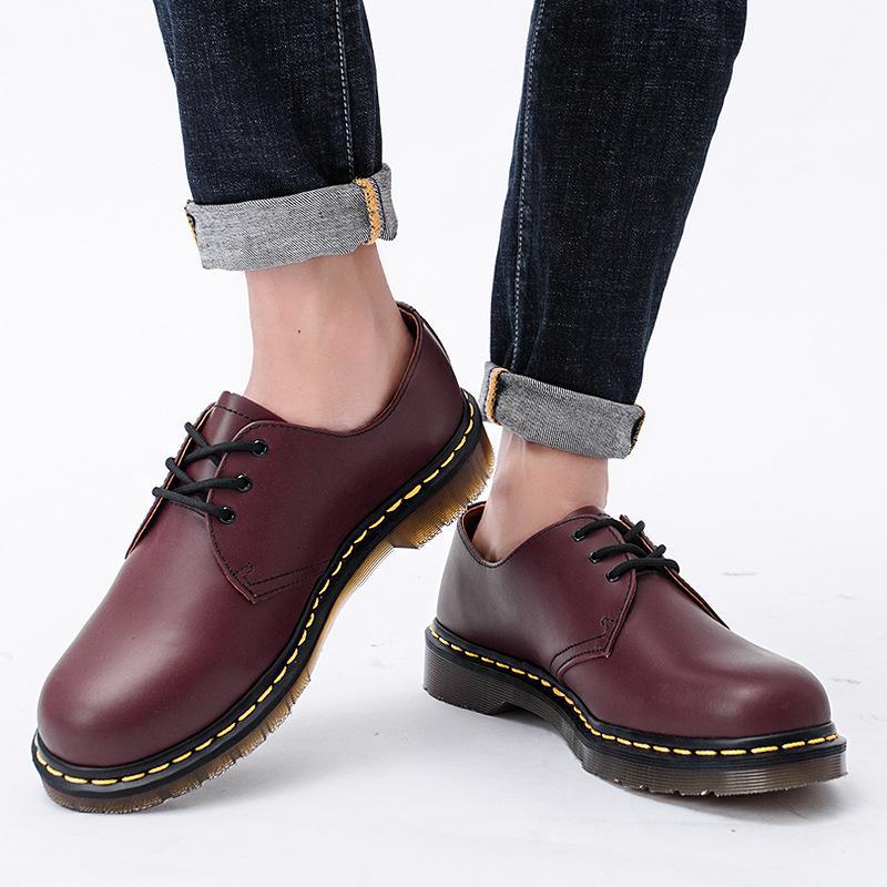 Women's & Men's Authentic British Style Plus Size Short Round Boots