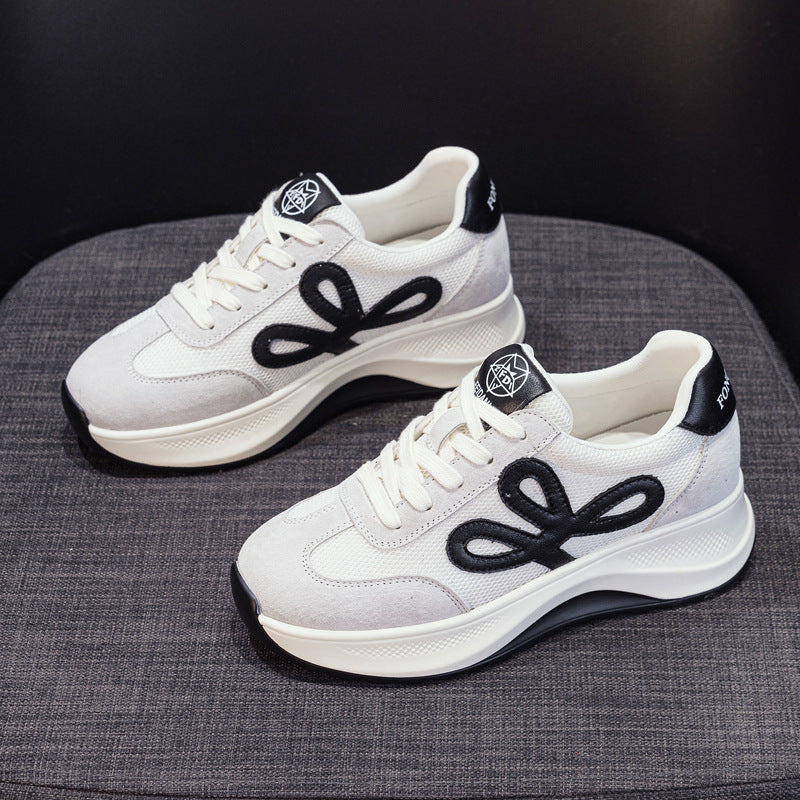 Women's Thick Bottom Height Increasing Insole Dad Breathable Casual Shoes
