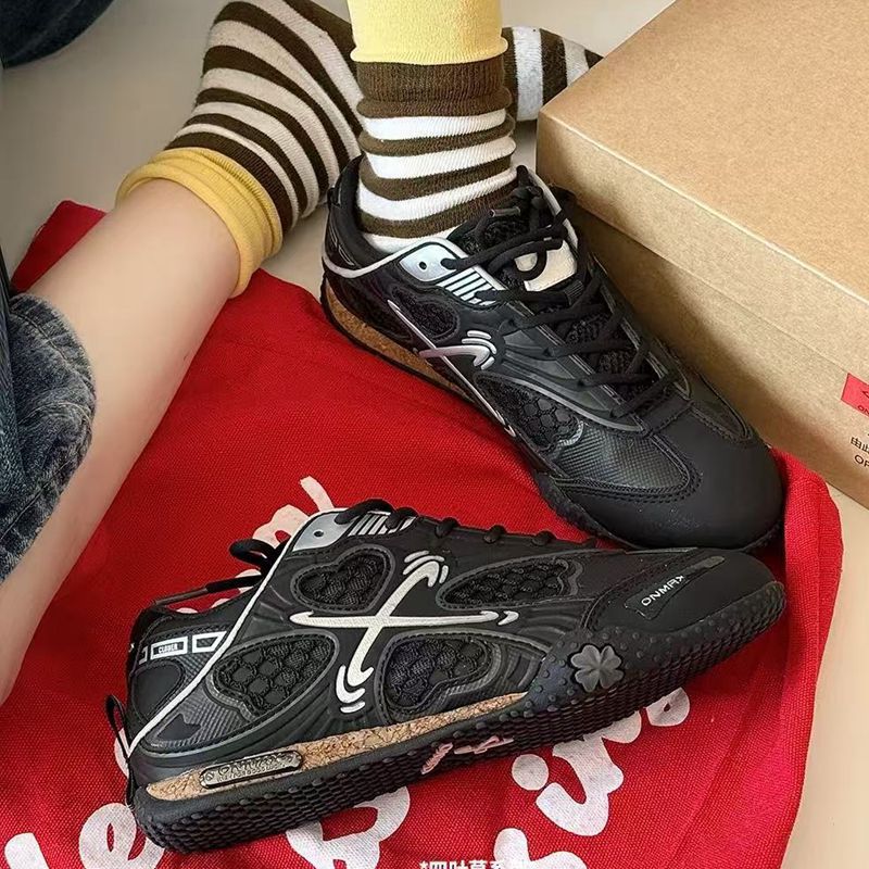Women's Clover White Summer Couple Ballet Thin Bottom Women's Sports Shoes