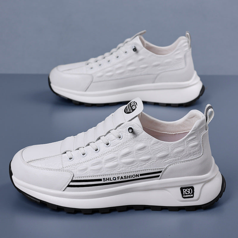 New Classy Men's Spring Soft Cowhide Men's Sports Shoes