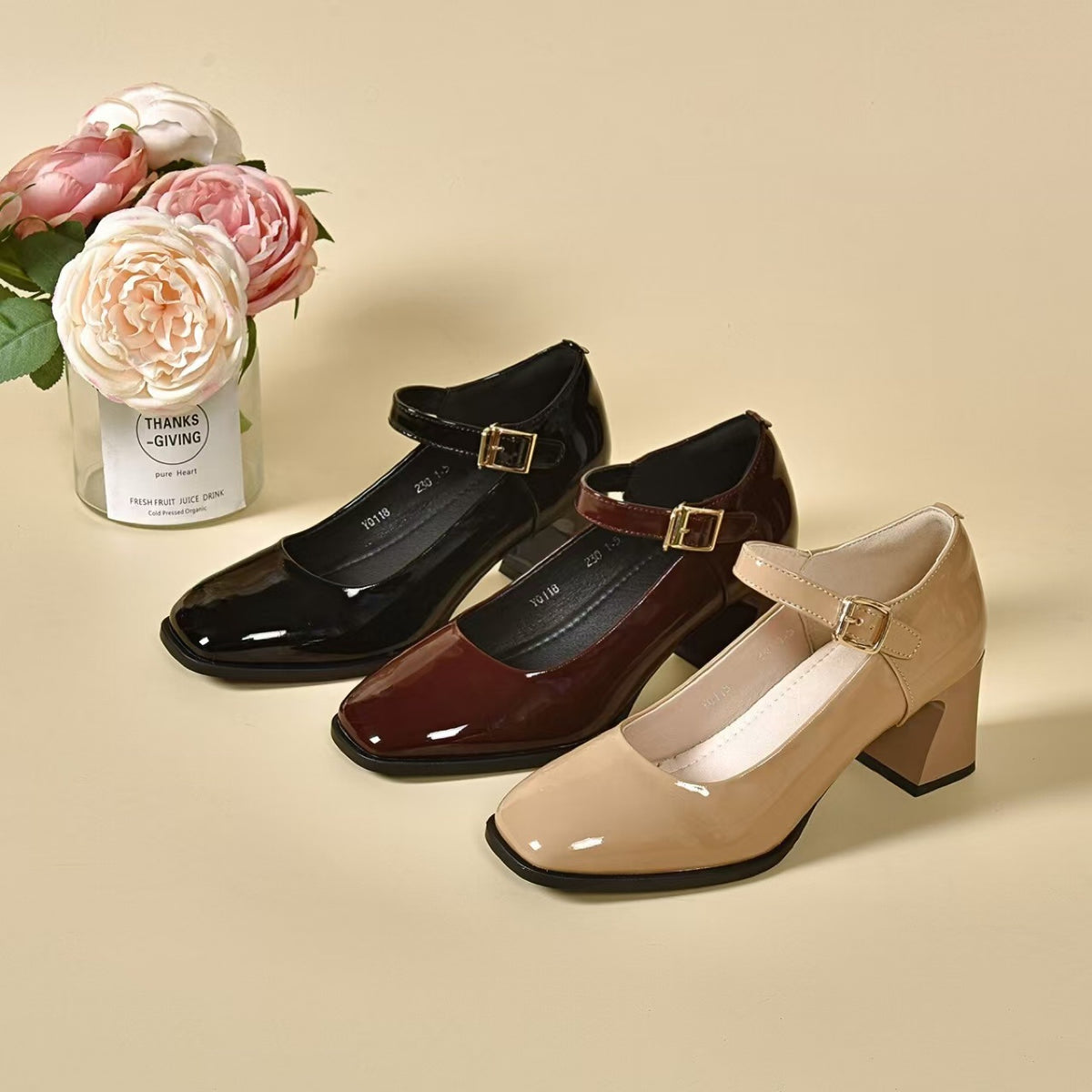 Women's Chunky Mary Jane Soft Bottom Not Tired Feet High Ladies Women's Fashion Shoes