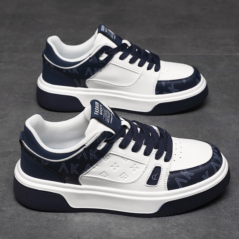 Men's Autumn Oversized White Widened Sports Men's Board Shoes