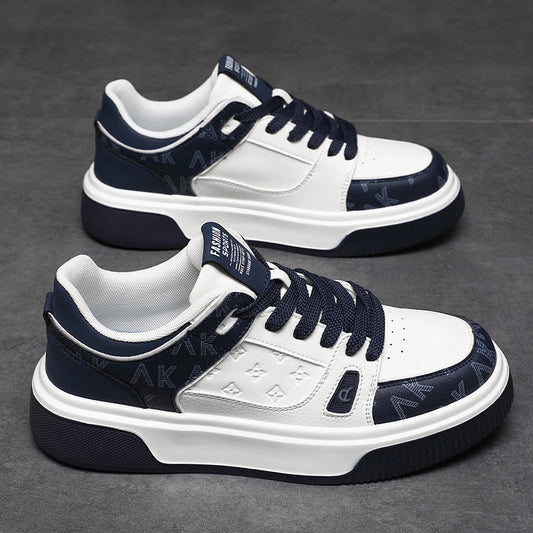 Men's Autumn Oversized White Widened Sports Men's Board Shoes