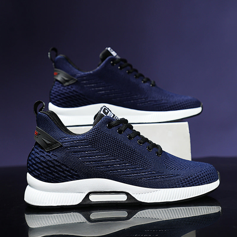 Men's Size Height Increasing Insole Leisure Breathable Men's Sports Shoes