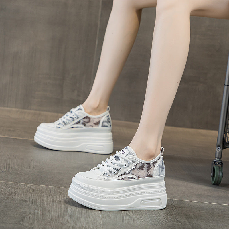 Women's Summer French Round Head Thick Bottom Casual Shoes