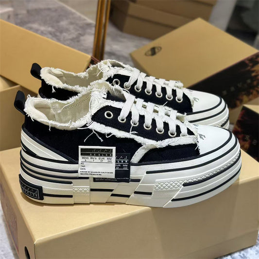 Women's Double Standard Beggar For Lovers Trendy Women's Canvas Shoes