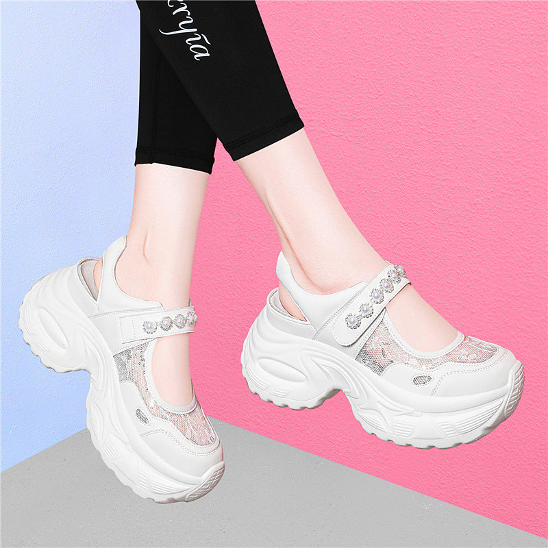 Women's Mesh Elegant Breathable Running Closed Toe Classic Women's Fashion Shoes