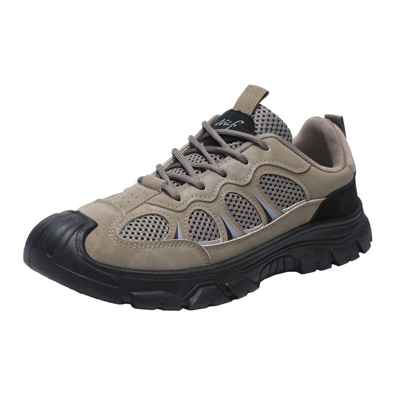 Men's Outdoor Sports Thick Bottom Hollow Breathable Casual Shoes