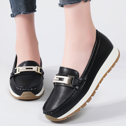 Women's Plus Size Autumn Western Style Mom Casual Shoes