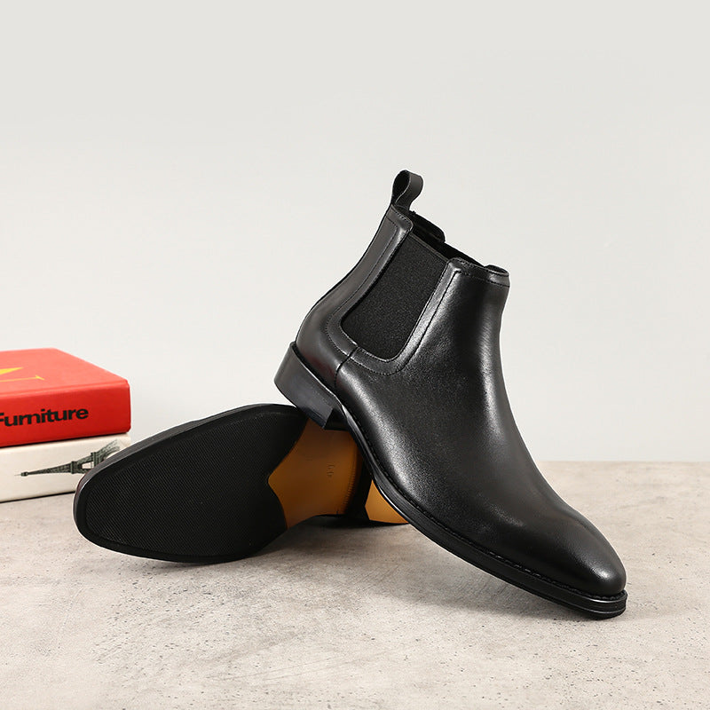 Men's British Vintage Upscale Handmade Chelsea Business Boots