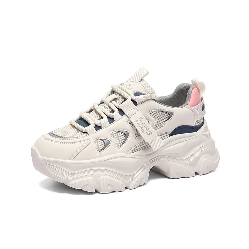 Women's Sports Small Thick Sole Height Increasing Sneakers