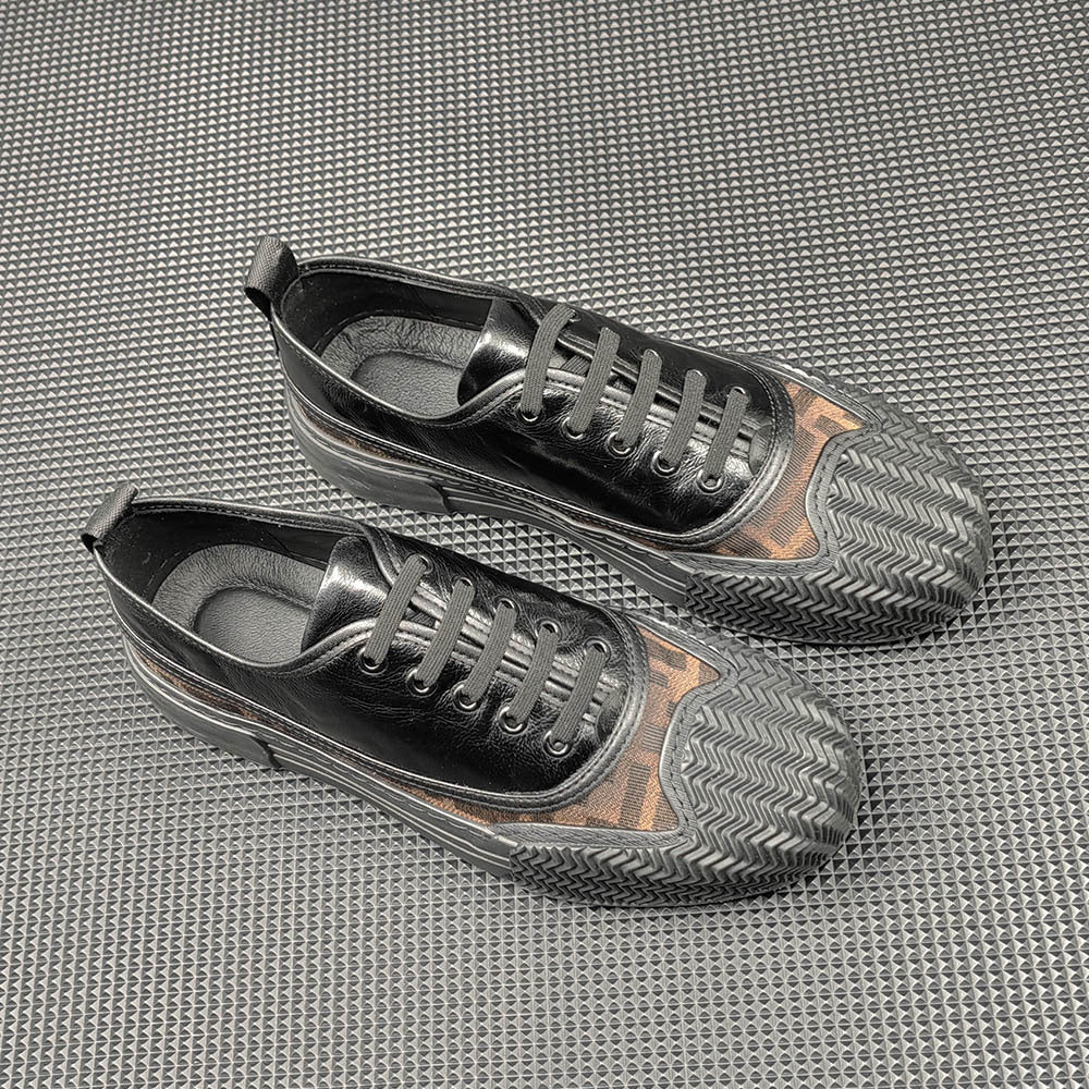 Men's Fashionable Biscuit Shape Soft Bottom Breathable Sneakers