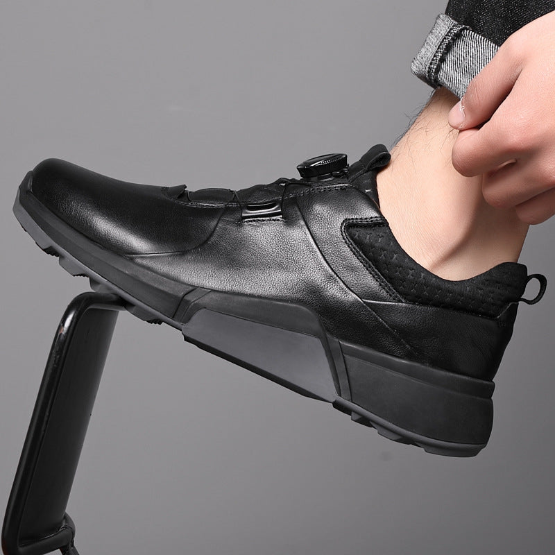 Men's Breathable Automatic Shoelace Buckle Sports Autumn Sneakers