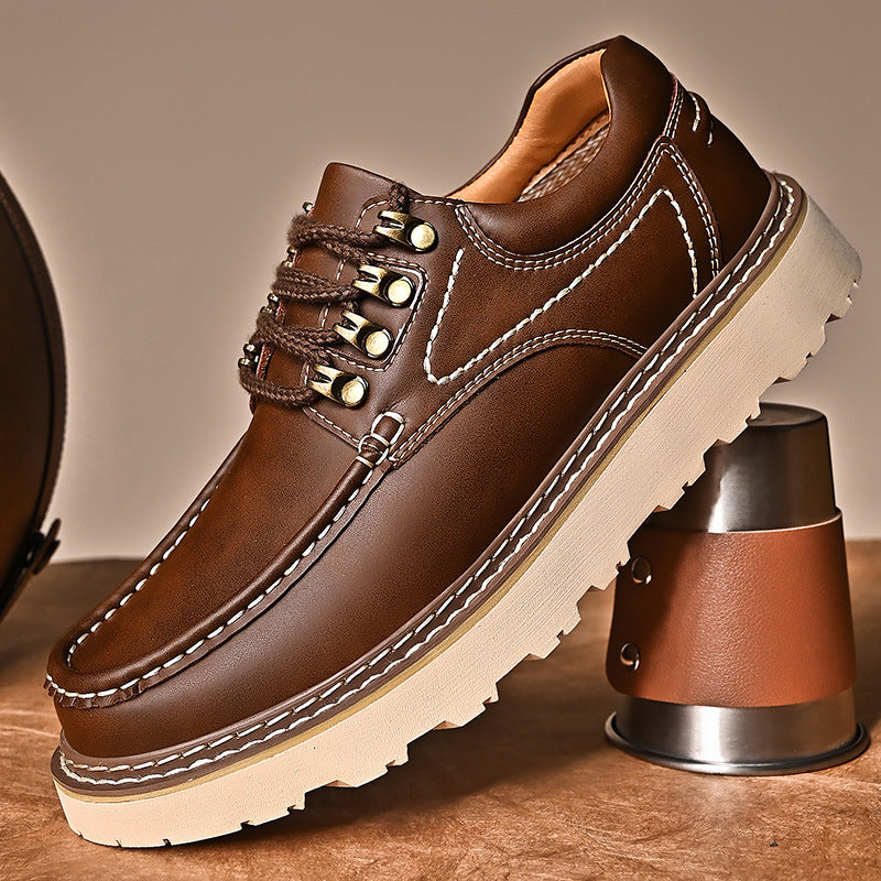 Men's Martin British Retro Outdoor Leisure Big Men's Casual Leather Shoes