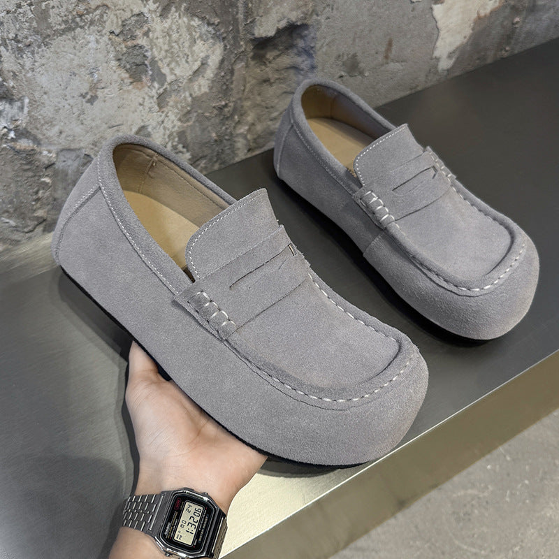 Slip-on Lazy Gray Dark Coffee Khaki Olive Loafers/doug Shoes