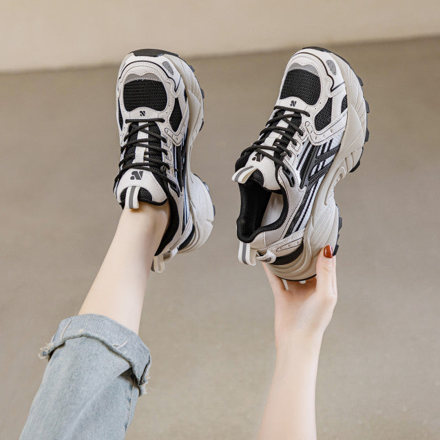 Women's Korean Thick-soled Jogging Dad Fashion Sneakers