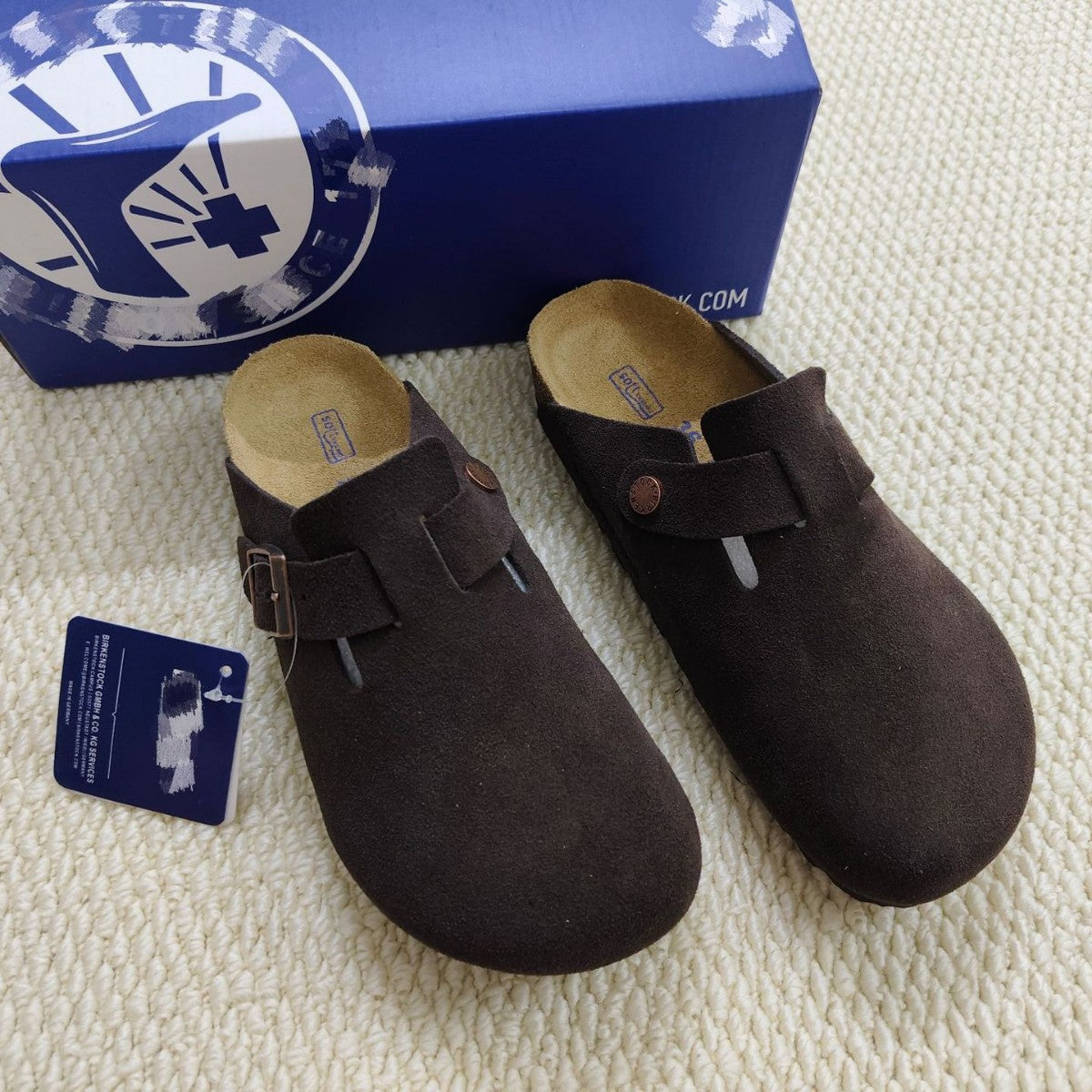 Women's & Men's Authentic Toe Box Thick Bottom Mulberry Cork Pure Thick-soles Slippers