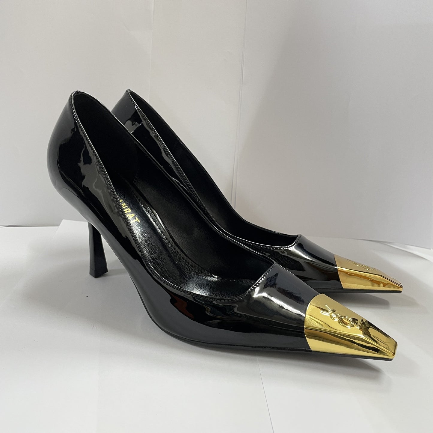 Women's Fashion Stiletto Pointed Toe Lining Metal Decorative Summer Women's Shoes