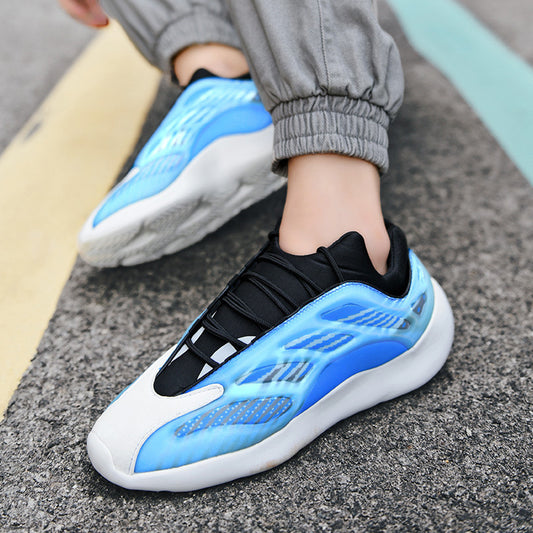Coconut Retro Skeleton Luminous Fashion Dad Sports Fashionable With Sneakers