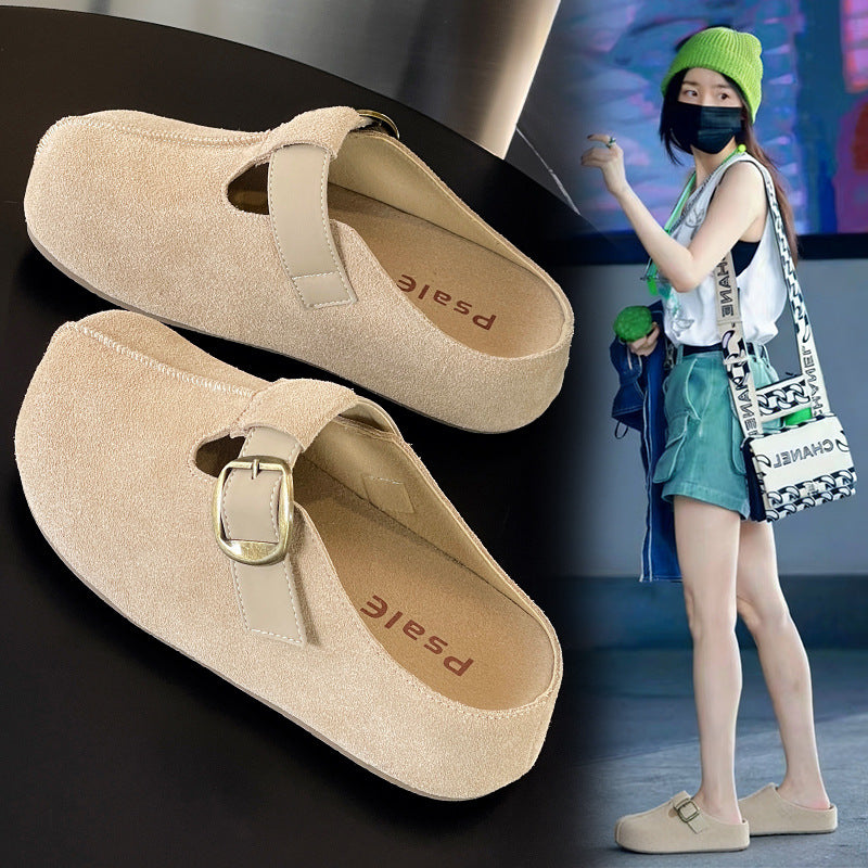 Women's Genuine Elevator Half Super Soft Thick Bottom For Outdoors Women's Casual Shoes