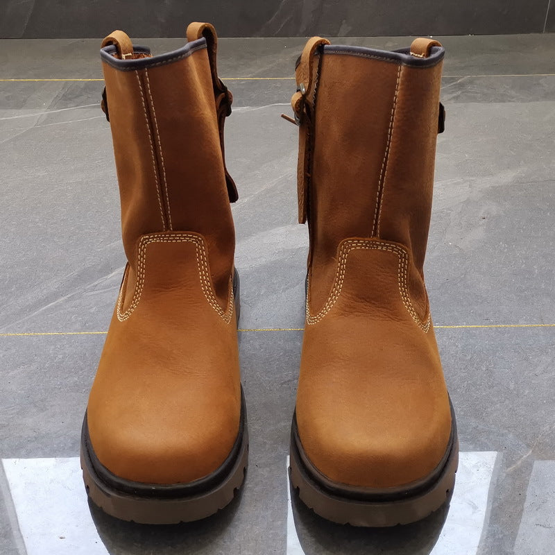 Women's & Men's Offer Booties Worker Genuine Rider Fashion Breathable Boots