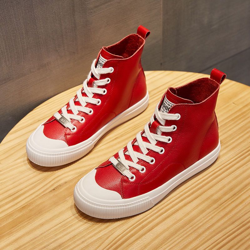 High Top White Female Soft Bottom Skateboard Women's Board Shoes