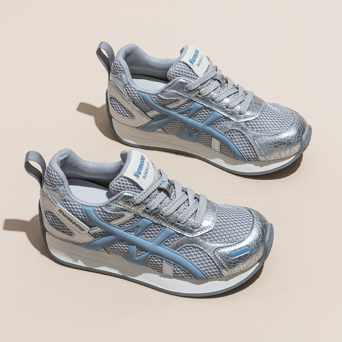 Women's Genuine Platform Dad Spring Height Increasing Sneakers