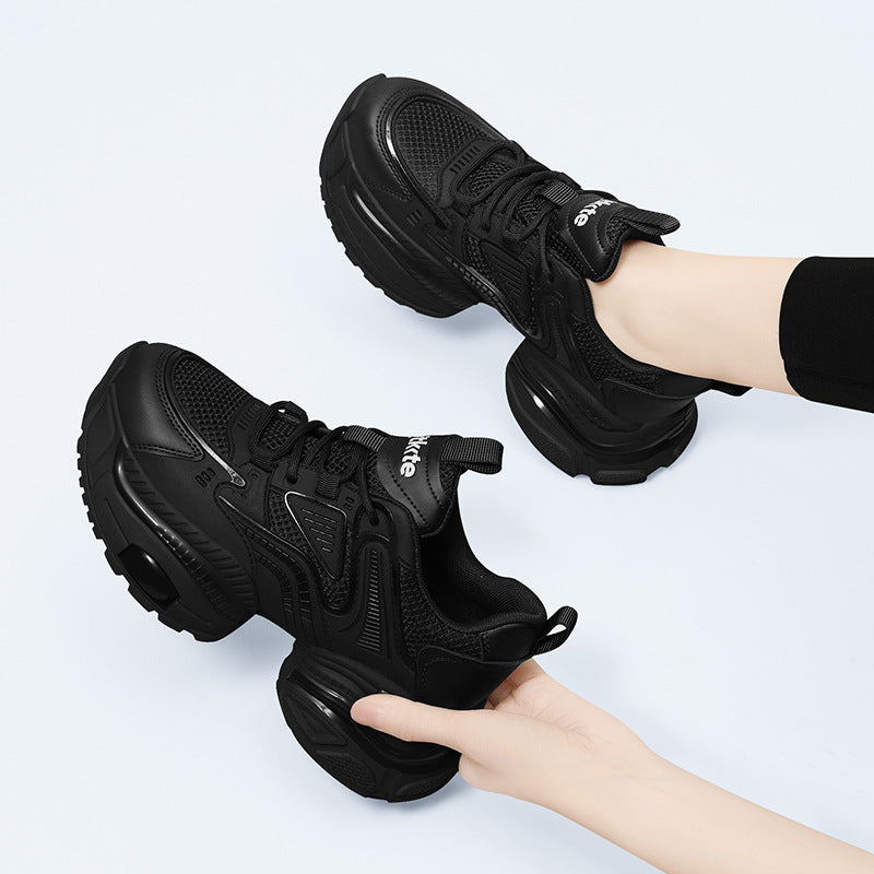 Women's Autumn Thick Bottom White Heighten Soft Travel Women's Casual Shoes
