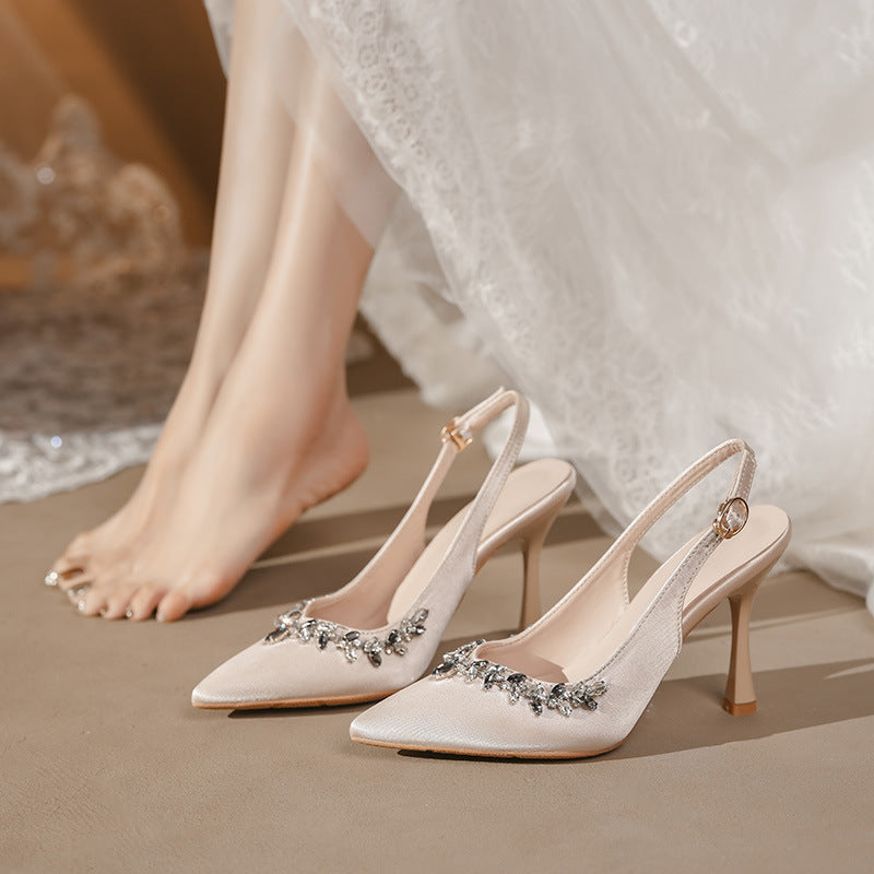Toe French Style Hollow High Spring Small Size Plus Women's Fashion Shoes