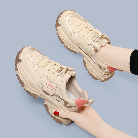 Women's Clearance Sports Thick-soled Dad Spring Travel Sneakers